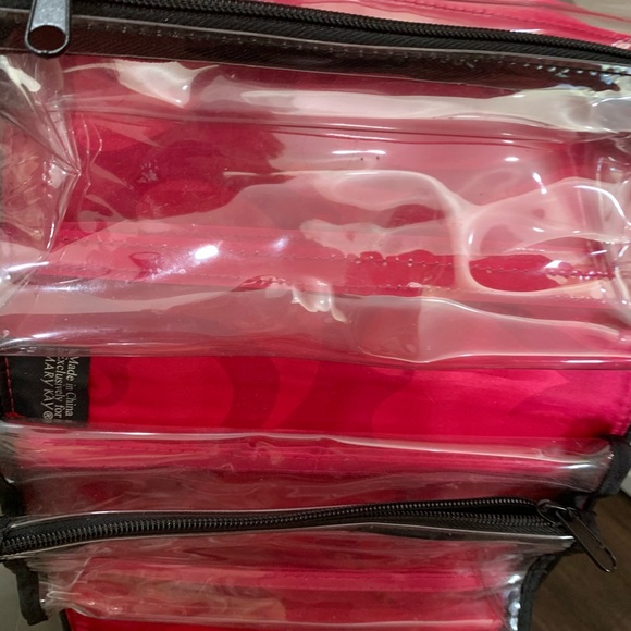 💗Mary Kay cosmetic roll up make up travel hang bag organizer, removable pockets - Picture 5 of 10